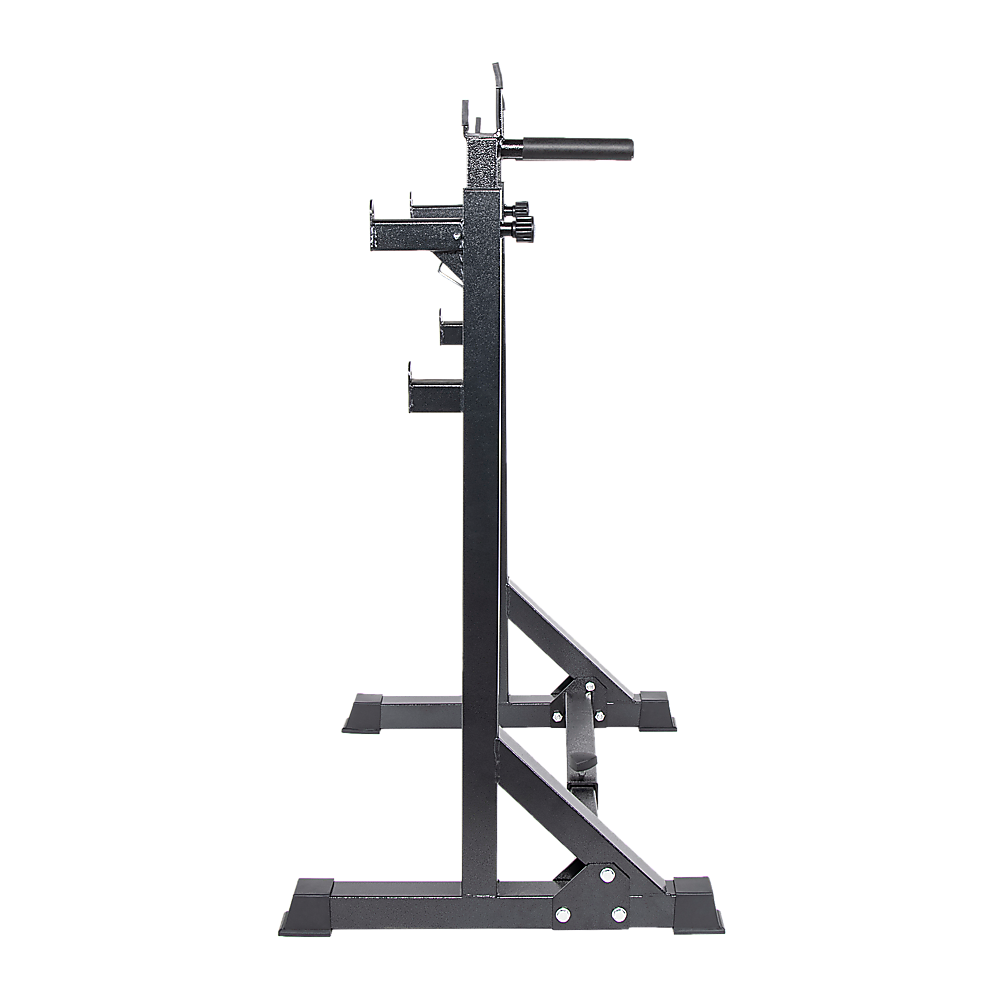 Commercial Squat Rack Adjustable Pair Fitness Exercise Weight Lifting Gym Barbell Stand