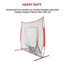 Portable Baseball Training Net Stand Softball Practice Sports Tennis-6