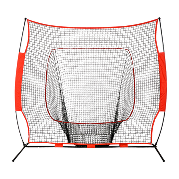 Portable Baseball Training Net Stand Softball Practice Sports Tennis