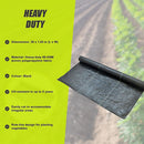 Heavy Duty Weed Control PP Woven Fabric Weed Mat Gardening Plant 1.83m x 30m-9