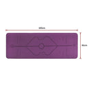 8mm TPE Yoga Mat Exercise Fitness Gym Pilates Non Slip Dual Layer-11