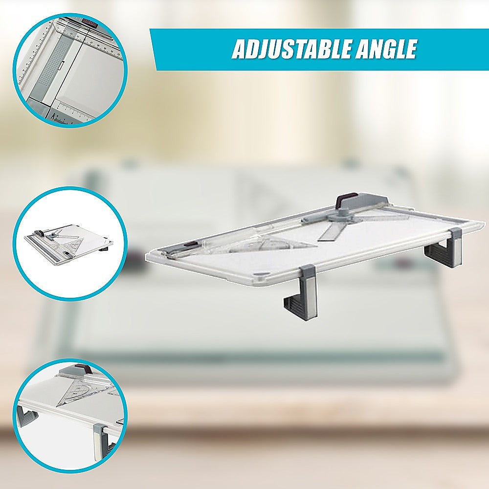 A3 Drawing Board Table with Parallel Motion and Adjustable Angle Drafting