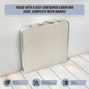 Aluminium Folding Table 120cm Portable Indoor Outdoor Picnic Party Camping Tables-4