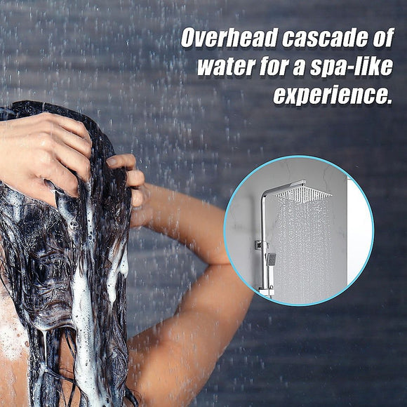 300mm Shower Head Square 304SS Polished Chrome Finish