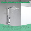 300mm Shower Head Square 304SS Polished Chrome Finish-5