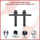 1.8m Sliding Barn Door Hardware Heavy Duty Sturdy Kit-6
