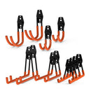 12-Pack Wall Mount Garage Hooks Tool Storage Workshop Organiser Heavy Duty Steel-7
