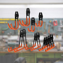 12-Pack Wall Mount Garage Hooks Tool Storage Workshop Organiser Heavy Duty Steel-10