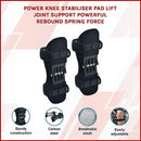 Power Knee Stabiliser Pad with Support Joint Spring Rebound Brace-2