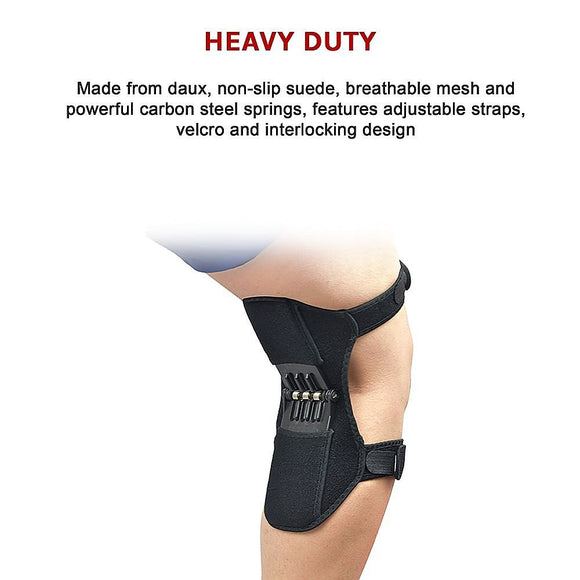 Power Knee Stabiliser Pad with Support Joint Spring Rebound Brace