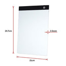 A4 LED Light Box Tracing Board Art Design Stencil Tattoo Copy Drawing Pad-12