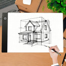 A4 LED Light Box Tracing Board Art Design Stencil Tattoo Copy Drawing Pad-7