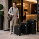 Delegate Suitcases Luggage Set 20" 24" 28"Carry On Trolley TSA Travel Bag-1