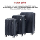 Delegate Suitcases Luggage Set 20" 24" 28"Carry On Trolley TSA Travel Bag-6