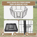 8 Panel Heavy Duty Pet Dog Playpen Puppy Exercise Fence Enclosure Cage-5