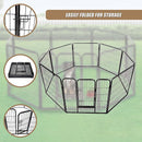 8 Panel Heavy Duty Pet Dog Playpen Puppy Exercise Fence Enclosure Cage-7