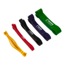 Resistance Band Loop Set of 5 Heavy Duty Gym Yoga Workout-4