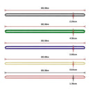 Resistance Band Loop Set of 5 Heavy Duty Gym Yoga Workout-12