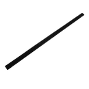 2.4m (8FT) Gymnastics Folding Balance Beam Black Synthetic Suede-1