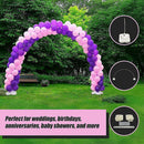 3x4m Full Set Balloon Arch Column Kit Floor Base Stand For Wedding & Party-6