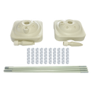 3x4m Full Set Balloon Arch Column Kit Floor Base Stand For Wedding & Party-9