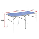 152cm Portable Tennis Table, Folding Ping Pong Table Game Set-11