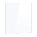 Toughened 60cm x 75cm White Glass Kitchen Splashback-1