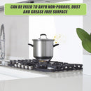 Toughened 60cm x 75cm White Glass Kitchen Splashback-8