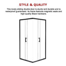 900 x 1000mm Sliding Door Nano Safety Glass Shower Screen By Della Francesca-7