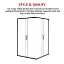 1000 x 900mm Sliding Door Nano Safety Glass Shower Screen By Della Francesca-7