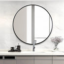 60cm Round Wall Mirror Bathroom Makeup Mirror by Della Francesca-5