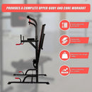 Power Tower Pull Up Weight Bench Dip Multi Station Chin Up Home Gym Equipment-11