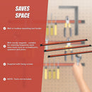 3 x 61cm Magnetic Wall Mounted Tool Holder Storage Organiser Garage Workshop-11