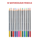 Art Sketch Pencils Oil Drawing Colouring Graphite Charcoal Pencil Set 72pcs/set-6