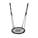 Kids Rope Swing Round Outdoor Birds Crows Nest Spider Web Swing Seat 65cm-3