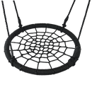 Kids Rope Swing Round Outdoor Birds Crows Nest Spider Web Swing Seat 65cm-4