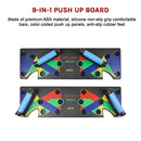 9 in 1 Push Up Board Yoga Bands Fitness Workout Train Gym Exercise Pushup Stand-6