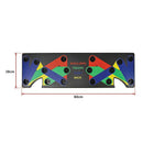 9 in 1 Push Up Board Yoga Bands Fitness Workout Train Gym Exercise Pushup Stand-8