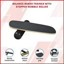 Balance Board Trainer with Stopper Wobble Roller-3