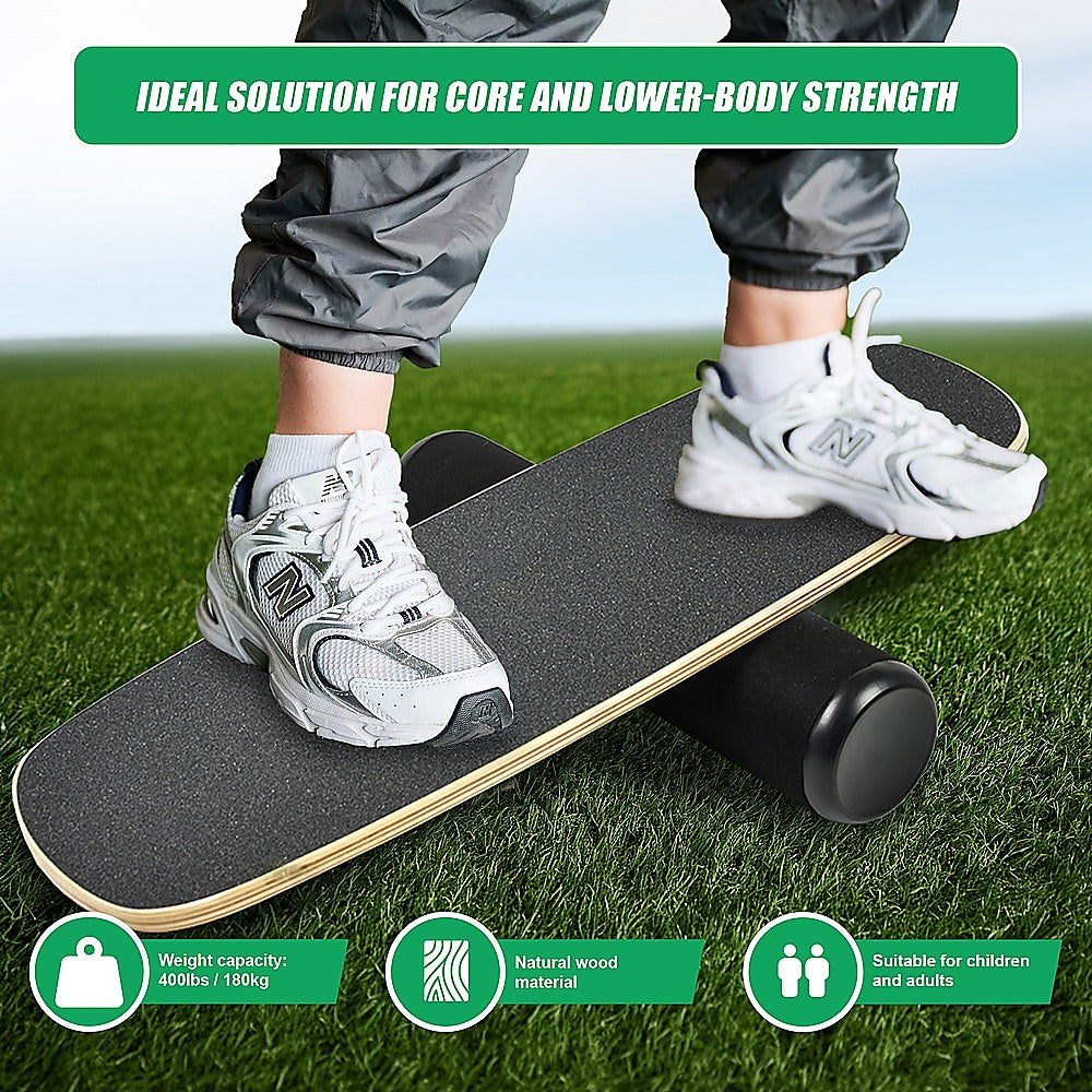 Balance Board Trainer with Stopper Wobble Roller