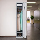 One-Door Office Gym Shed Clothing Locker Cabinet-3