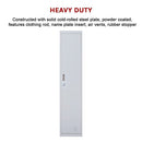 One-Door Office Gym Shed Clothing Locker Cabinet-6