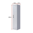 One-Door Office Gym Shed Clothing Locker Cabinet-9
