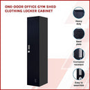 One-Door Office Gym Shed Clothing Locker Cabinet-2