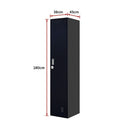 One-Door Office Gym Shed Clothing Locker Cabinet-9