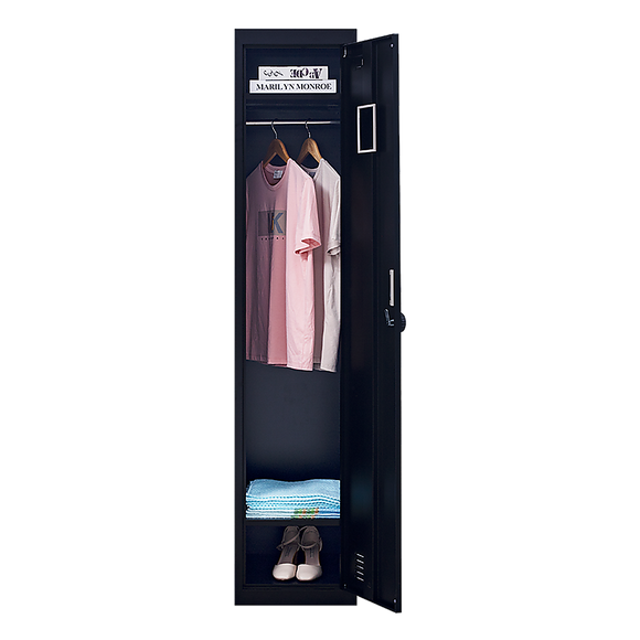 One-Door Office Gym Shed Clothing Locker Cabinet