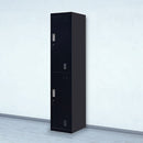 2-Door Vertical Locker for Office Gym Shed School Home Storage-1