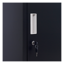 2-Door Vertical Locker for Office Gym Shed School Home Storage-7