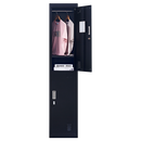 2-Door Vertical Locker for Office Gym Shed School Home Storage-2