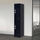 2-Door Vertical Locker for Office Gym Shed School Home Storage-1